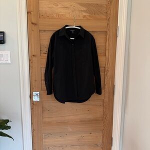 Women’s Black Button-Up Shirt